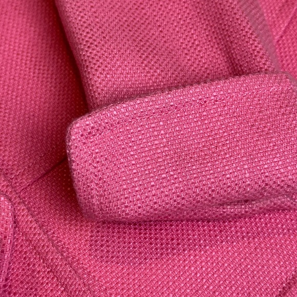 Talbots The Jackie Fit Hot Pink Tweedy Blazer Size 4 - Picture 10 of 10